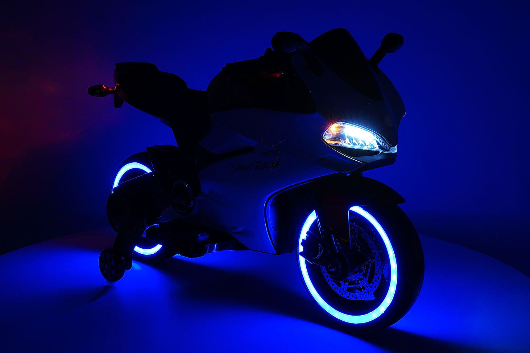 Street Racer 12V Electric Kids Ride-On Motorcycle | Red - The Little Big Store