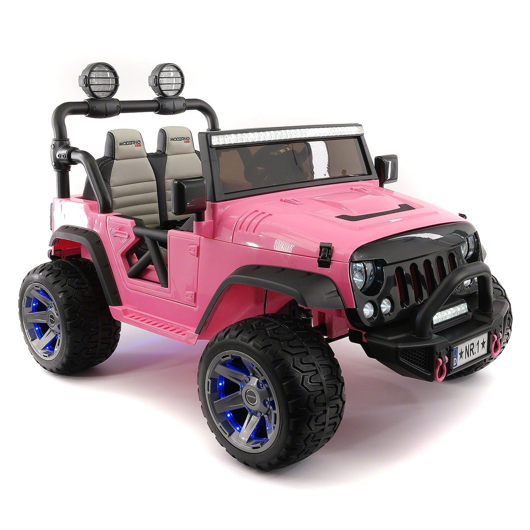 Trail Explorer 24V Kids Ride-On Car Truck with R/C Parental Remote | Pink - The Little Big Store