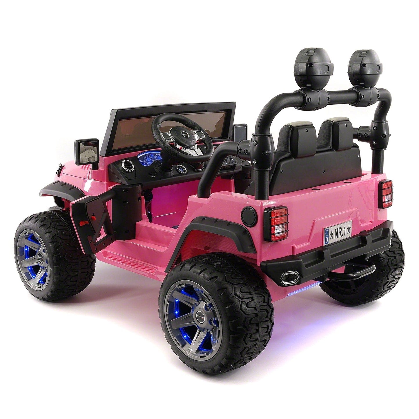 Trail Explorer 24V Kids Ride-On Car Truck with R/C Parental Remote | Pink - The Little Big Store