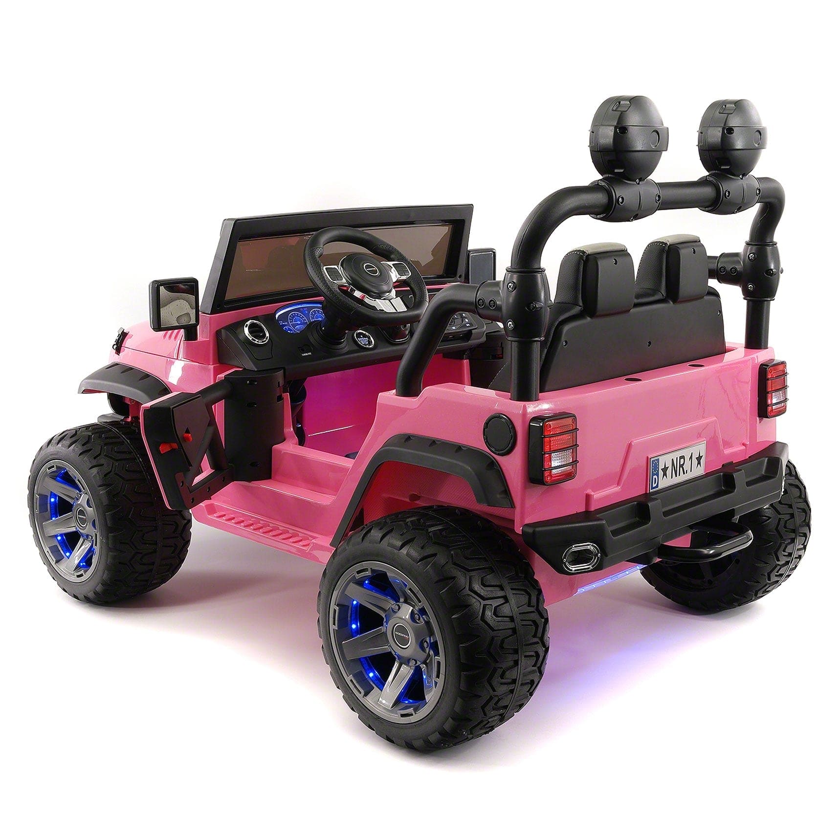 Trail Explorer 24V Kids Ride-On Car Truck with R/C Parental Remote | Pink - The Little Big Store