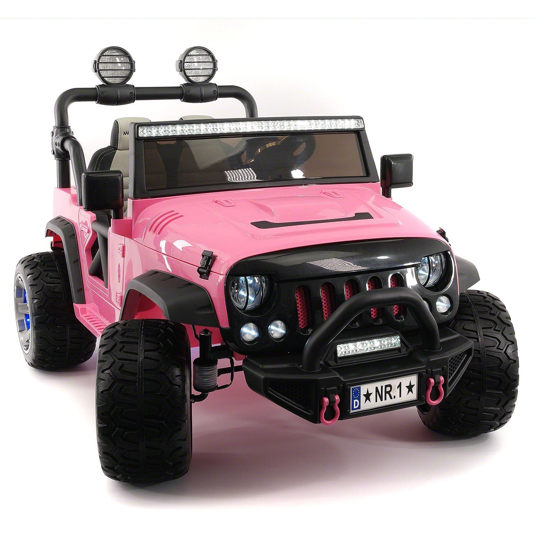 Trail Explorer 24V Kids Ride-On Car Truck with R/C Parental Remote | Pink - The Little Big Store