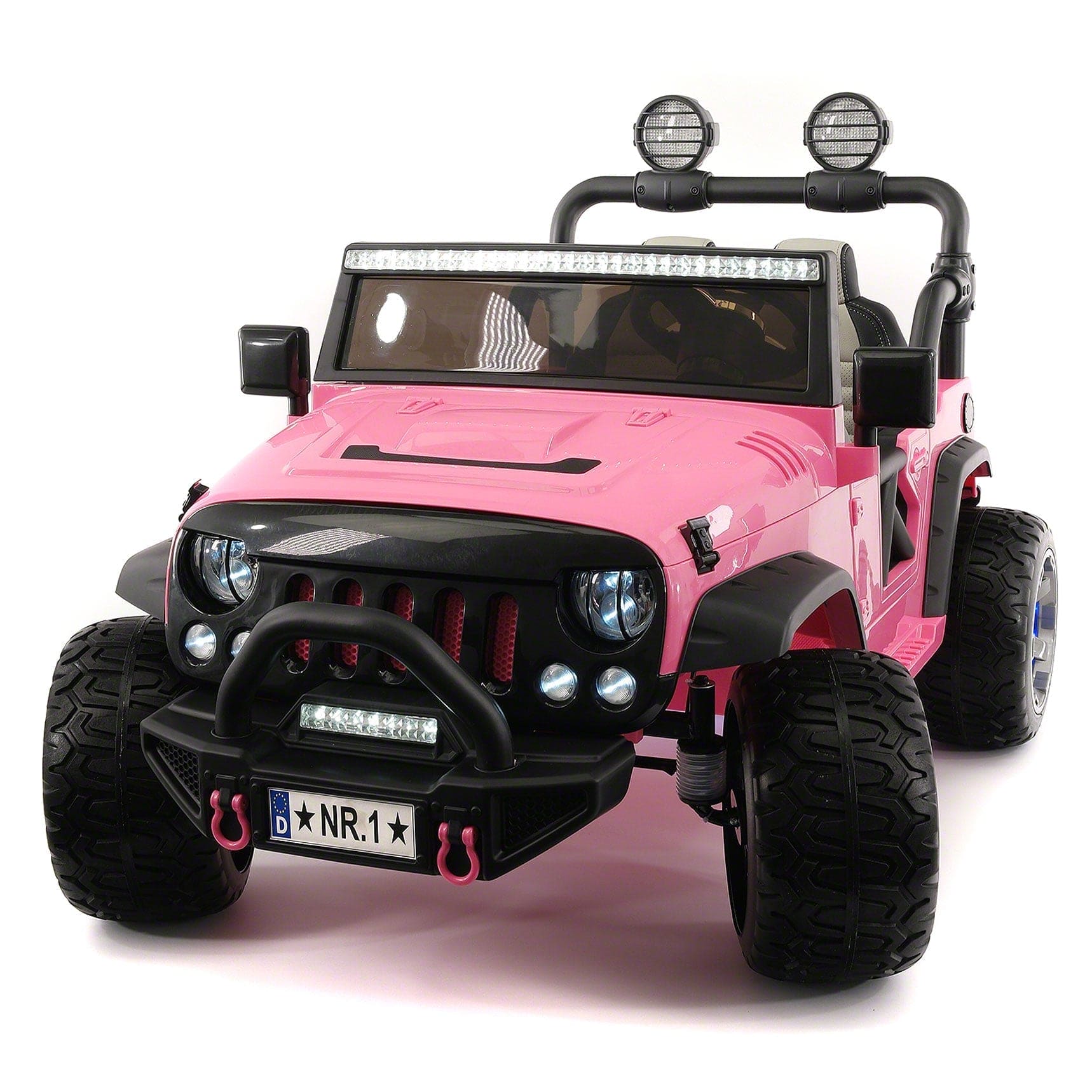 Trail Explorer 24V Kids Ride-On Car Truck with R/C Parental Remote | Pink - The Little Big Store