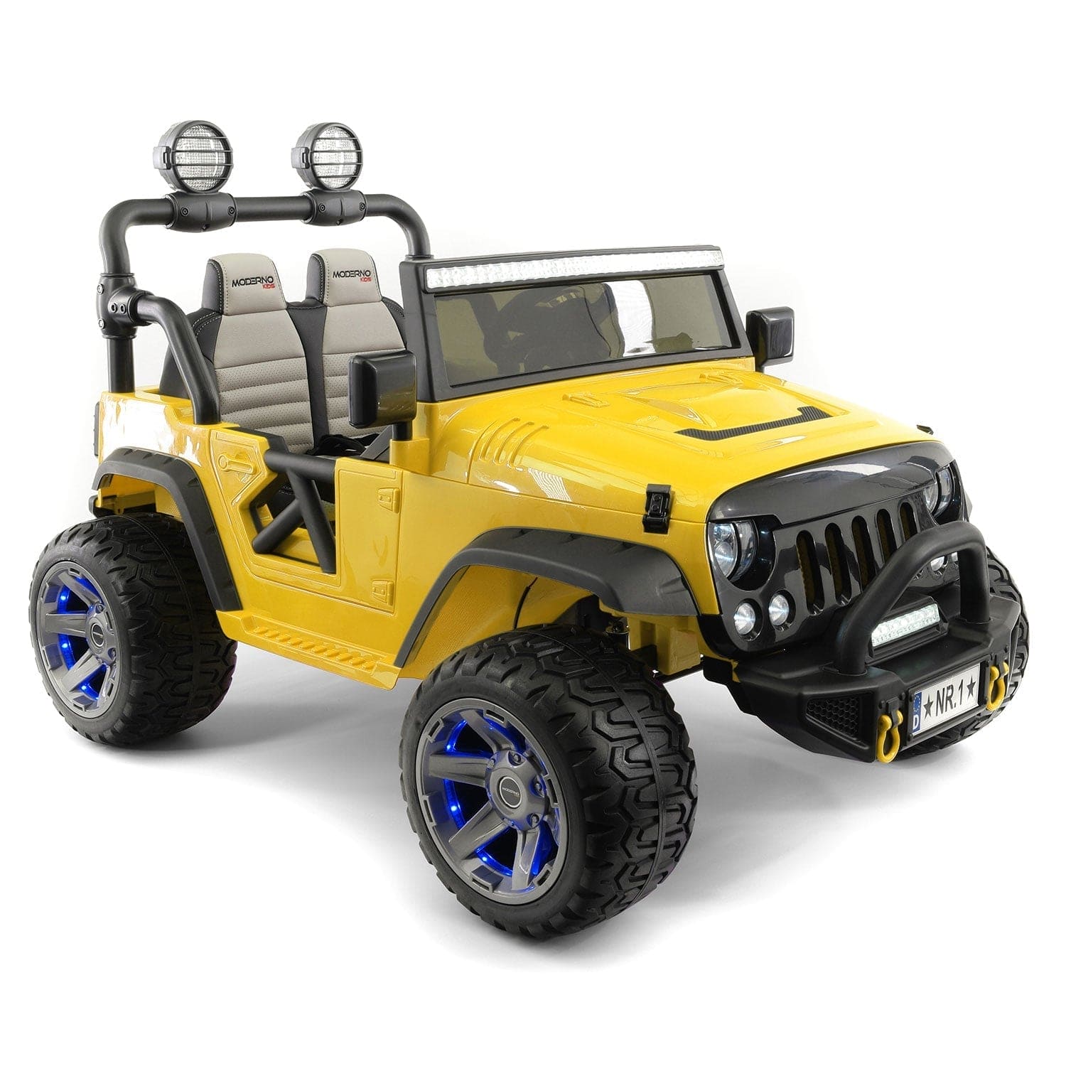 Trail Explorer 24V Kids Ride-On Car Truck with R/C Parental Remote | Yellow - The Little Big Store