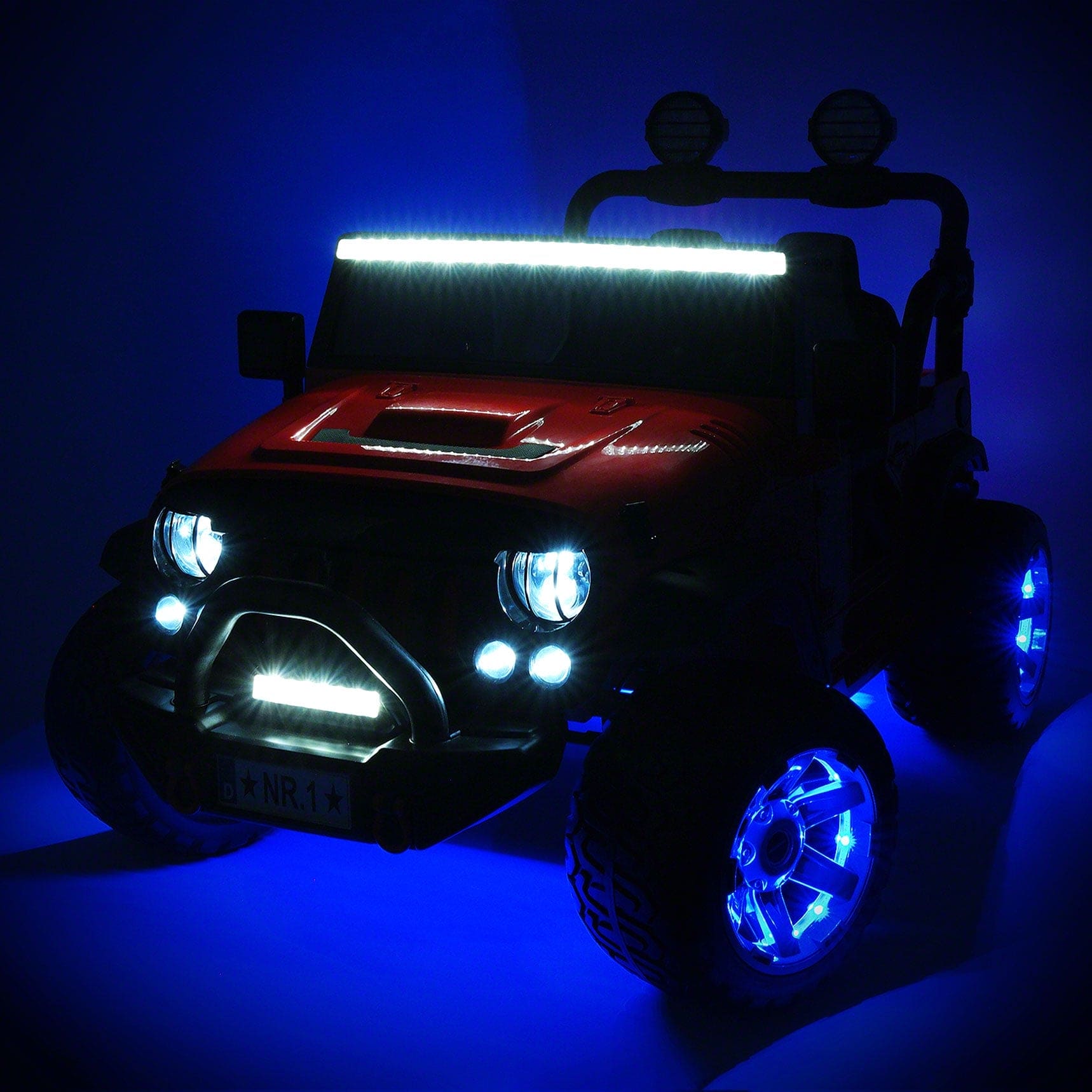 Trail Explorer 12V Kids Ride-On Car Truck with R/C Parental Remote | Blue - The Little Big Store