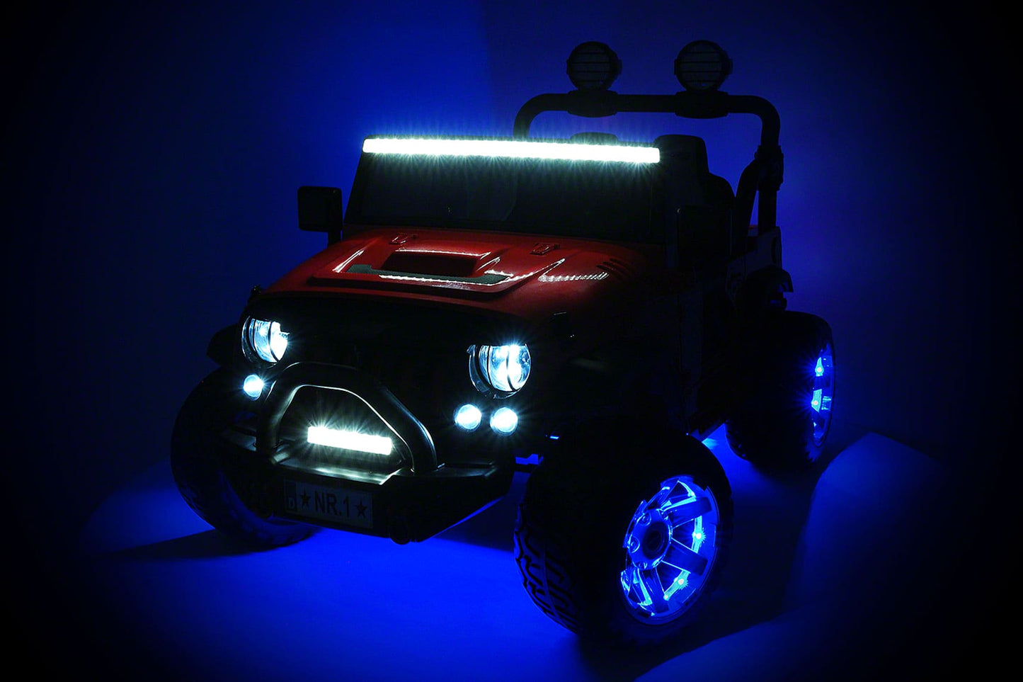 Trail Explorer 24V Kids Ride-On Car Truck with R/C Parental Remote | Police - The Little Big Store