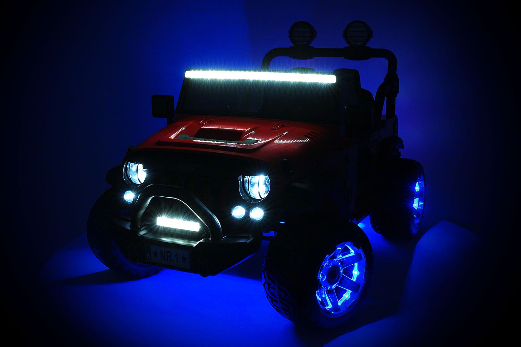 Trail Explorer 24V Kids Ride-On Car Truck with R/C Parental Remote | Police - The Little Big Store