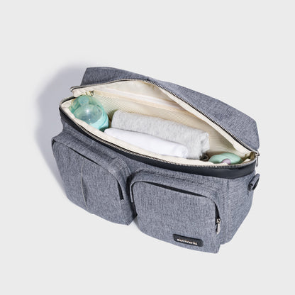 👜 StrollSmart™ Premium Stroller Organizer Bag – Universal Fit with Cup Holders, Insulated Compartments & Wipe Dispenser 💧👶