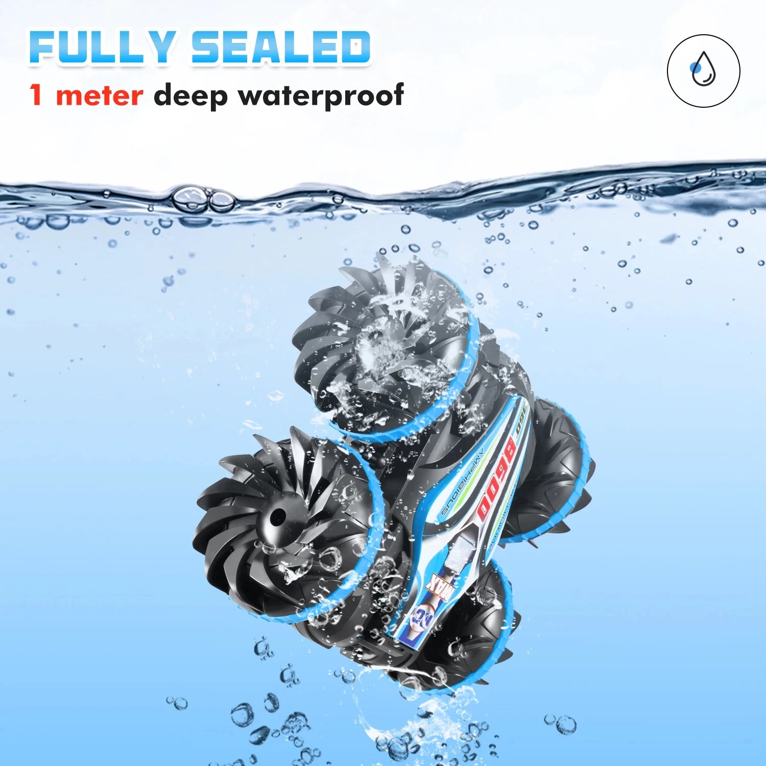 HydroRacer™ – Speed across land & splash through water
