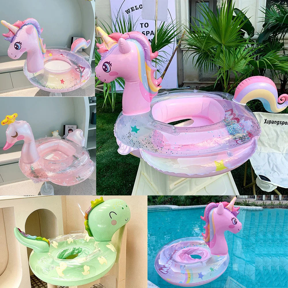 SplashSafe Baby Swim Ring: Inflatable Swimming Seat for Safe and Fun Water Play