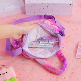 Unicorn Handbags For Girls Lovely Kids Crossbody Bag Children