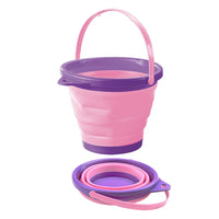 Fold & Fun Telescopic Beach Bucket: Portable Sand Toy and Multi-Purpose Storage for Kids' Summer Adventure - The Little Big Store