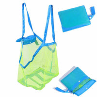 Sandy Tots Mesh Marvel: Versatile Beach & Toy Storage Bag - The Little Big Store