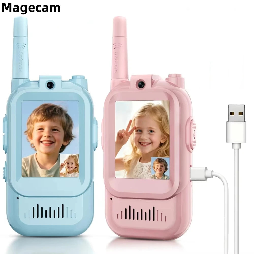 TalkPlay™ Video Walkie Set 📹📡 See. Talk. Play.