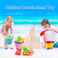Fold & Fun Telescopic Beach Bucket: Portable Sand Toy and Multi-Purpose Storage for Kids' Summer Adventure - The Little Big Store