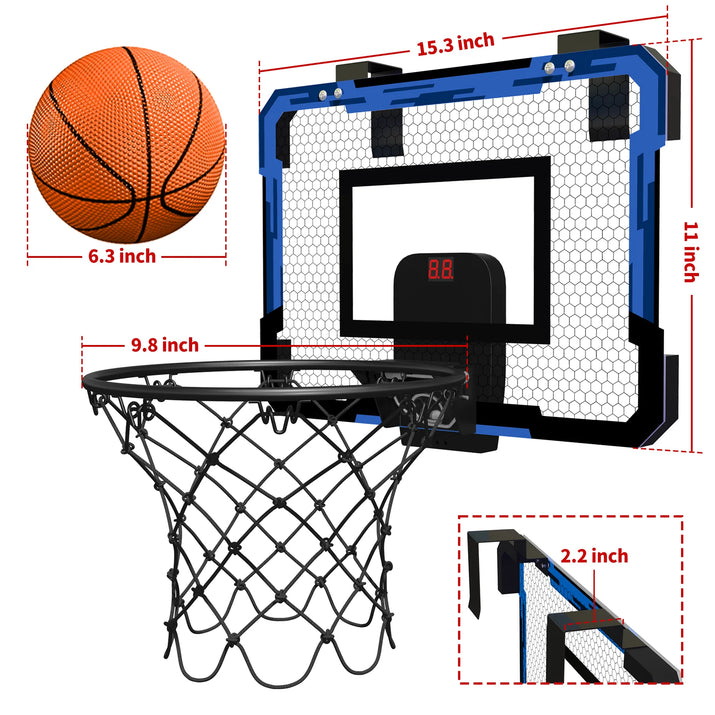 Slam Dunk Fun: Foldable Basketball Hoop Set for Kids 3+ - The Little Big Store