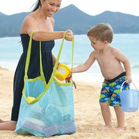 Sandy Tots Mesh Marvel: Versatile Beach & Toy Storage Bag - The Little Big Store