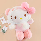 New Kawaii 25cm Sanrio Plush Toy Jade Dog Kuromi Dressing Doll Doll