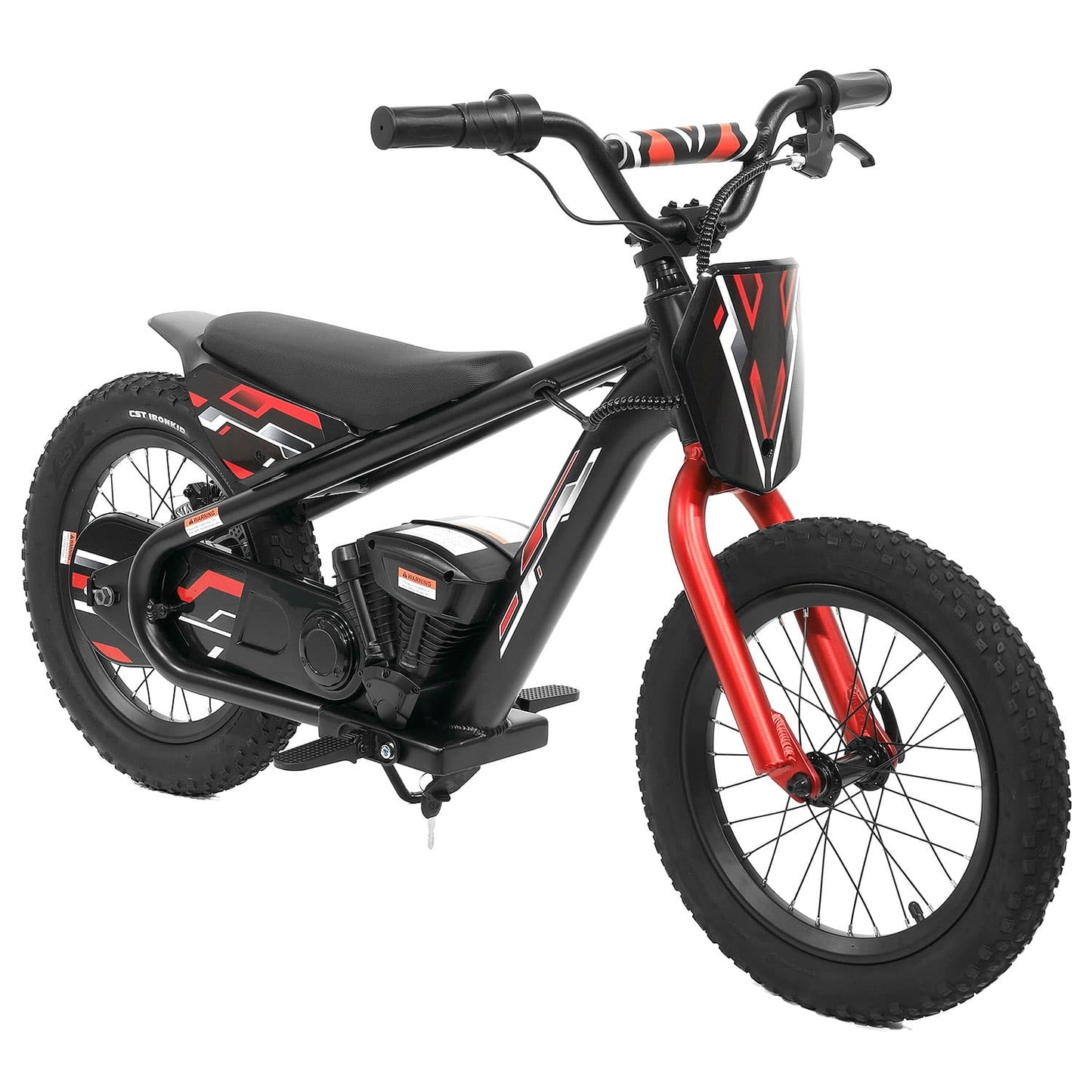 BlackBolt™ 24V Electric Balance Bike Scooter 🖤⚡ – Ultimate Ride-On for Big Kids!