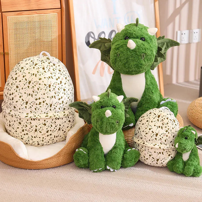 DinoSurprise: Transforming Dinosaur Egg Plush Toy - The Little Big Store