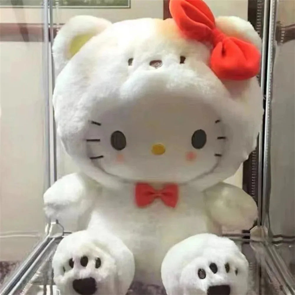 =New Kawaii 25cm Sanrio Plush Toy Jade Dog Kuromi Dressing Doll Doll