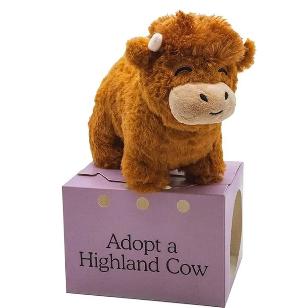 MooHug Highland Cow Plush Toy