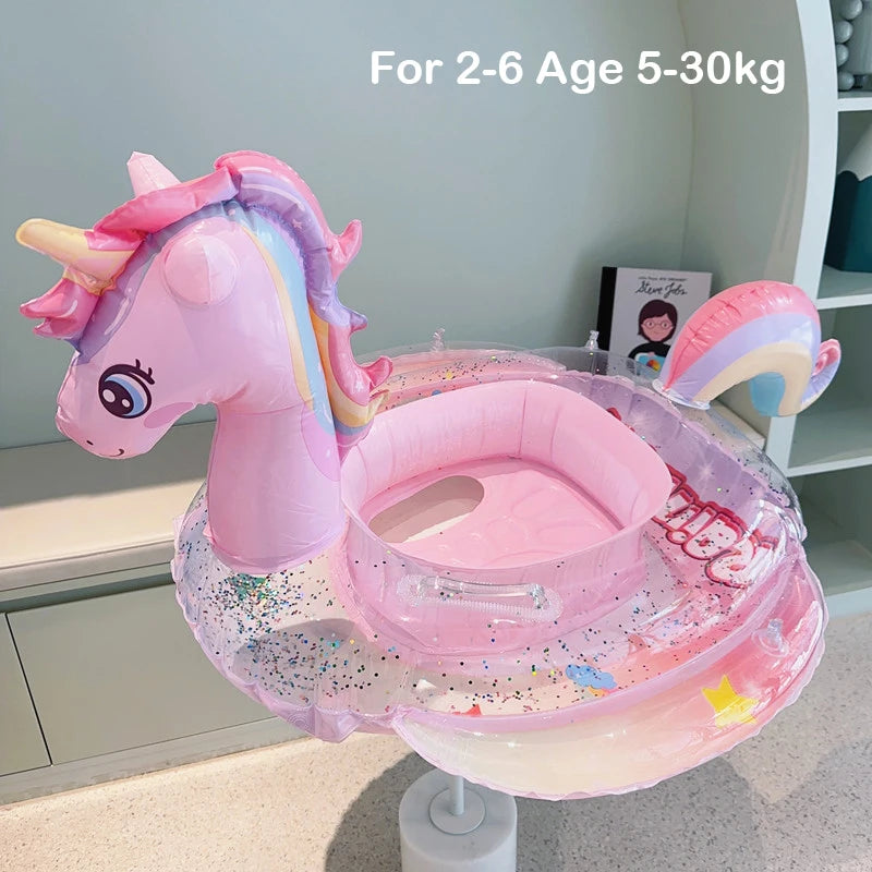 SplashSafe Baby Swim Ring: Inflatable Swimming Seat for Safe and Fun Water Play