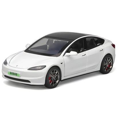 ⚡️ TeslaDream™ 2024 Model 3 Diecast Car – 1:32 Alloy Toy with Lights & Sound | High-Simulation Collectible Gift for Kids & Adults 🚗