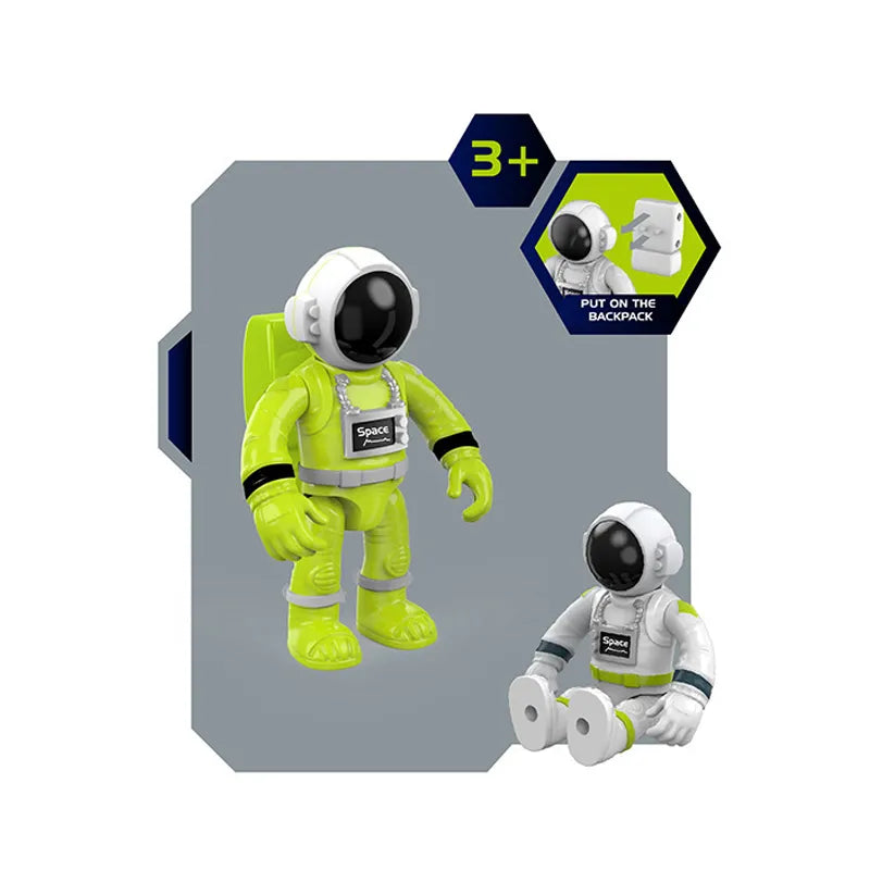 Cosmic Quest: Acousto-Optic Space Explorer Set - Ignite Imagination with Rocket Puzzles, Space Stations & Shuttles! 🚀 - The Little Big Store