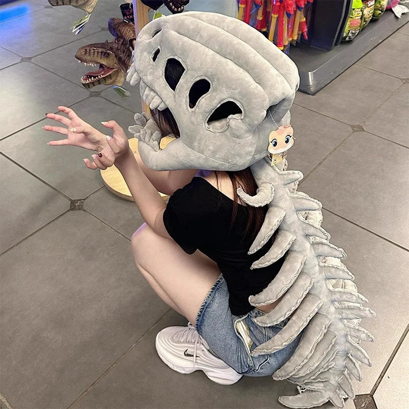 DinoRoar™ Plush Dinosaur Hood Hat