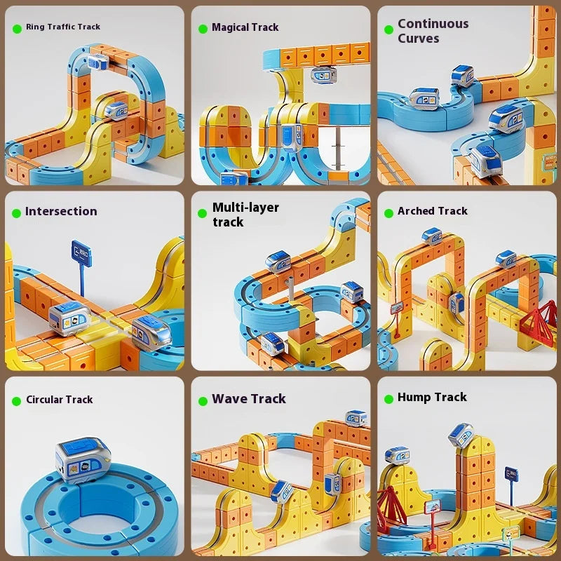 STEMExpress™ 3D Electric Train Set 🚂⚡ Build, Learn, and Ride!