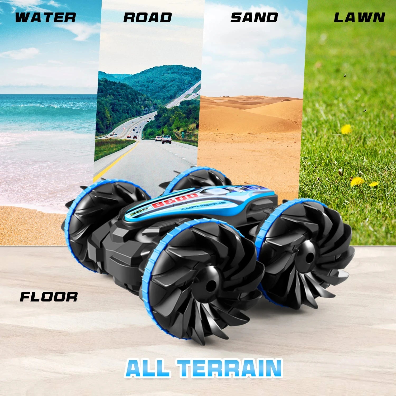 HydroRacer™ – Speed across land & splash through water