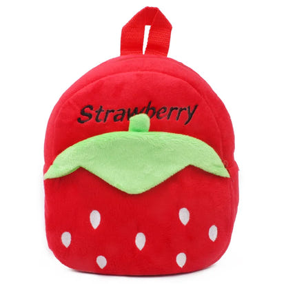 Berry Buddies: Cartoon Strawberry Plush Backpack for Kids - The Little Big Store