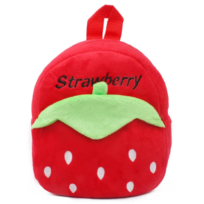Berry Buddies: Cartoon Strawberry Plush Backpack for Kids - The Little Big Store