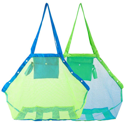 Sandy Tots Mesh Marvel: Versatile Beach & Toy Storage Bag - The Little Big Store
