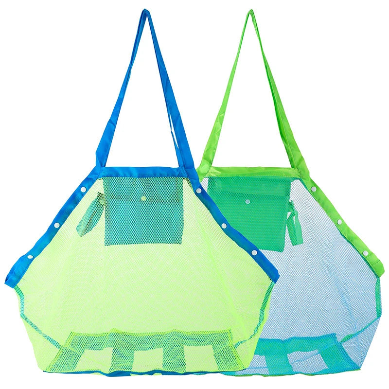Sandy Tots Mesh Marvel: Versatile Beach & Toy Storage Bag - The Little Big Store