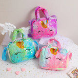 Unicorn Handbags For Girls Lovely Kids Crossbody Bag Children