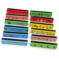 Children Wooden Harmonica Musical Instrument Toys Music Teaching Aids Puzzle Early Education Kindergarten Beginners TMZ - The Little Big Store
