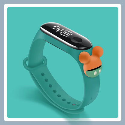 Fashion Mickey Children Watches For Girls Electronic Bracelet Sports