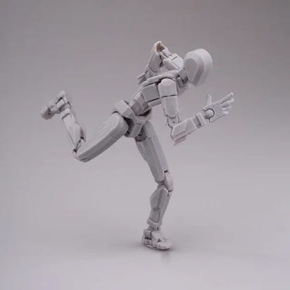 Multi-Jointed Shapeshift Robot Action Figure Toy Set
