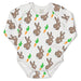 The Rabbit after the Carrot - L/S Onesie - 100% Organic - The Little Big Store