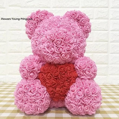 Rose Teddy Bear - The Little Big Store