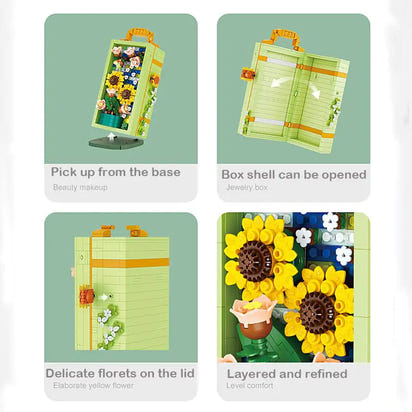 3D Flower Bricks Toy - The Little Big Store