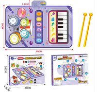 Children's Two-in-one Multifunctional Drum Kit Interactive Toy - The Little Big Store