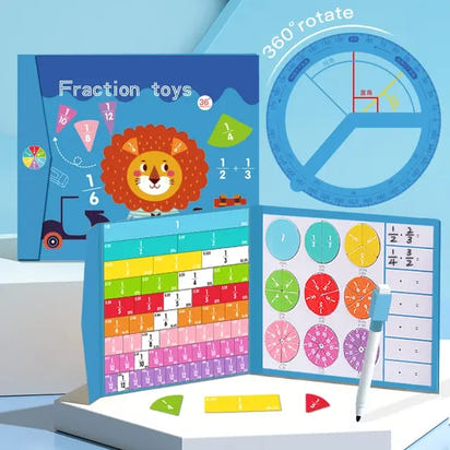 Children Magnetic Fraction Math Toys - The Little Big Store