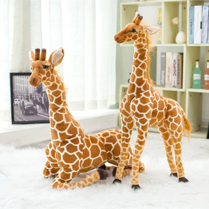 JungleGiant™ 🦒 – Life-Size Giraffe Plush Toy for Kids & Decor