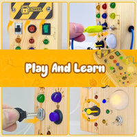 Montessori Busy Board Sensory Toy - The Little Big Store