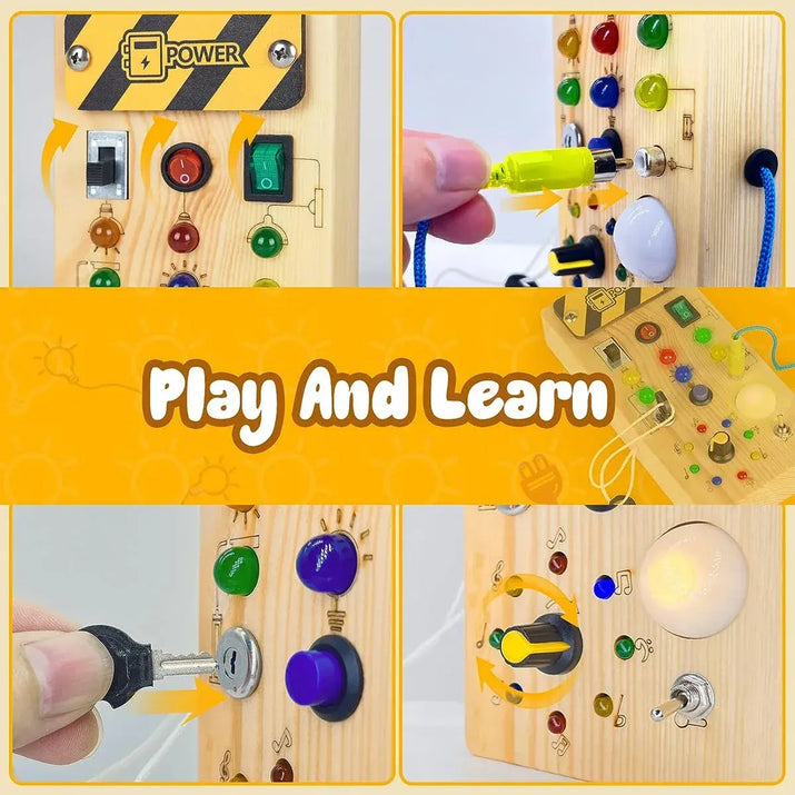 Montessori Busy Board Sensory Toy - The Little Big Store