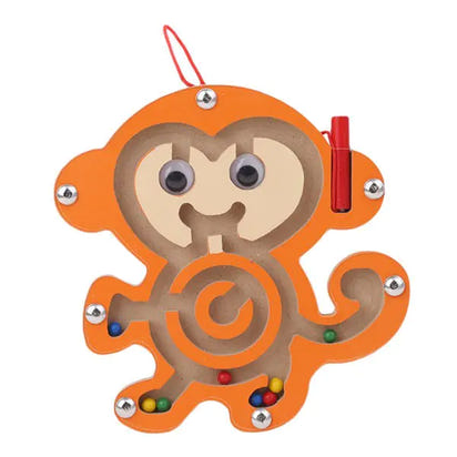 🧲 Woodland Maze Quest – Magnetic Drawing Toy for Cognitive Skills! 🌲🎨