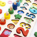 3-in-1 Wooden Educational Toy - Color, Number & Shape Puzzle - The Little Big Store