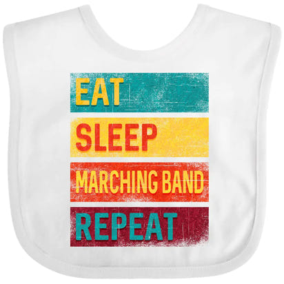 BandBaby™ Bib – Eat, Sleep, Marching Band, Repeat